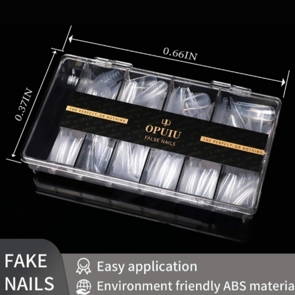 Coffin Shaped Ballerina Full Cover Nail Tip - Picture 5 of 8